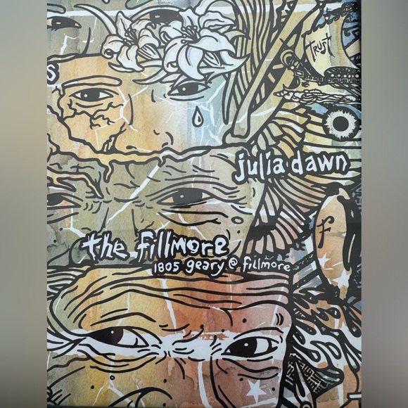 Fillmore Concert Poster framed - Picture 3 of 4